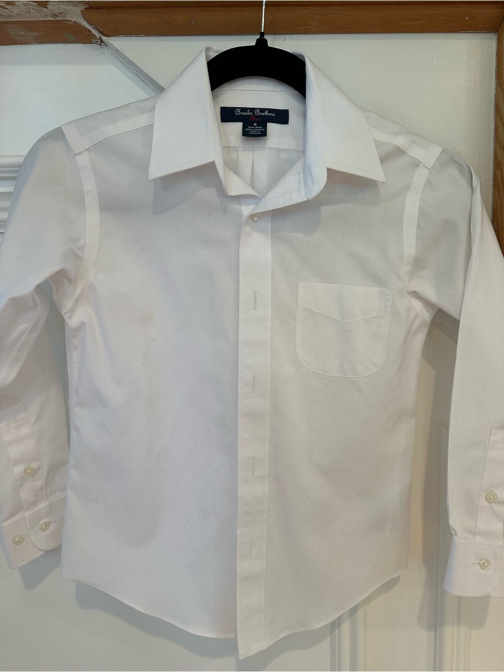 Brooks Brothers White Boys Dress Shirt
